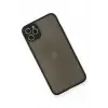 Newface iPhone 11 Pro Max Kılıf Montreal Silikon Kapak - Siyah