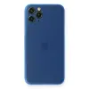 Newface iPhone 11 Pro Max Kılıf PP Ultra İnce Kapak - Mavi