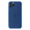 Newface iPhone 11 Pro Max Kılıf PP Ultra İnce Kapak - Mavi