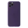 Newface Apple iPhone 11 Pro Max Kılıf PP Ultra İnce Kapak - Mor