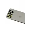 Newface iPhone 11 Pro Max Rainbow Kamera Lens Koruma Cam - Gold