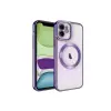 Newface Apple iPhone 12 Kılıf Kross Magneticsafe Kapak - Mor