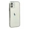 Newface Apple iPhone 12 Kılıf Razer Lensli Silikon - Gümüş
