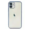 Newface Apple iPhone 12 Kılıf Razer Lensli Silikon - Lacivert