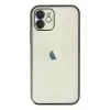 Newface Apple iPhone 12 Kılıf Razer Lensli Silikon - Siyah