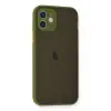 Newface Apple iPhone 12 Mini Kılıf Montreal Silikon Kapak - Açık Yeşil