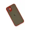 Newface Apple iPhone 12 Mini Kılıf Montreal Silikon Kapak - Kırmızı