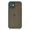 Newface Apple iPhone 12 Mini Kılıf Montreal Silikon Kapak - Yeşil