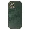 Newface Apple iPhone 12 Pro Kılıf Coco Karbon Silikon - Yeşil