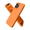 Newface iPhone 12 Pro Kılıf First Silikon - Turuncu