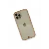 Newface iPhone 12 Pro Kılıf Liva Taşlı Silikon - Pembe