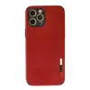 Newface Apple iPhone 12 Pro Kılıf Loop Deri Silikon - Kırmızı
