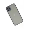 Newface iPhone 12 Pro Kılıf Montreal Silikon Kapak - Gri