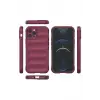 Newface iPhone 12 Pro Kılıf Optimum Silikon - Bordo