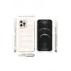 Newface Apple iPhone 12 Pro Kılıf Optimum Silikon - Krem