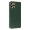Newface Apple iPhone 12 Pro Max Kılıf Coco Karbon Silikon - Yeşil