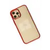 Newface iPhone 12 Pro Max Kılıf Element Silikon - Kırmızı