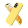 Newface iPhone 12 Pro Max Kılıf First Silikon - Sarı