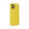 Newface iPhone 12 Pro Max Kılıf Lansman Glass Kapak - Sarı