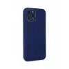 Newface iPhone 12 Pro Max Kılıf Lansman Glass Kapak - Sky Blue