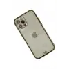 Newface iPhone 12 Pro Max Kılıf Liva Taşlı Silikon - Siyah