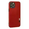 Newface Apple iPhone 12 Pro Max Kılıf Loop Deri Silikon - Kırmızı