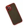 Newface Apple iPhone 12 Pro Max Kılıf Montreal Silikon Kapak - Kırmızı