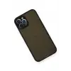 Newface iPhone 12 Pro Max Kılıf Montreal Silikon Kapak - Siyah