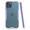 Newface Apple iPhone 12 Pro Max Kılıf Platin Silikon - Lila