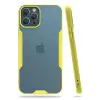 Newface Apple iPhone 12 Pro Max Kılıf Platin Silikon - Sarı