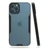 Newface iPhone 12 Pro Max Kılıf Platin Silikon - Siyah