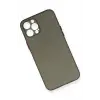 Newface iPhone 12 Pro Max Kılıf PP Ultra İnce Kapak - Gri