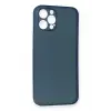 Newface iPhone 12 Pro Max Kılıf PP Ultra İnce Kapak - Mavi