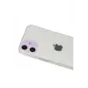 Newface Apple iPhone 12 Rainbow Kamera Lens Koruma Cam - Mor