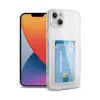 Newface Apple iPhone 13 Kılıf Kart Şeffaf Silikon - Şeffaf