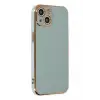 Newface Apple iPhone 13 Kılıf Volet Silikon - Açık Yeşil