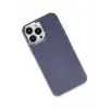 Newface iPhone 13 Pro Kılıf Asya Deri Silikon - Mor