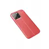 Newface Apple iPhone 13 Pro Kılıf Auto Focus Kapak - Kırmızı