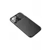 Newface iPhone 13 Pro Kılıf Auto Focus Karbon Kapak - Siyah