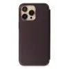 Newface iPhone 13 Pro Kılıf Dolpin Kapaklı - Derin Mor