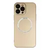 Newface Apple iPhone 13 Pro Kılıf Jack Magneticsafe Lens Silikon - Gold