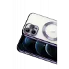 Newface Apple iPhone 13 Pro Kılıf Kross Magneticsafe Kapak - Mor