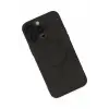 Newface Apple iPhone 13 Pro Kılıf Moshi Lens Magneticsafe Silikon - Siyah