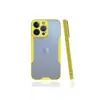 Newface Apple iPhone 13 Pro Kılıf Platin Silikon - Sarı