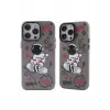 Newface iPhone 13 Pro Kılıf Prada Desenli Kapak - Prada Siyah - 1