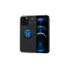 Newface Apple iPhone 13 Pro Kılıf Range Yüzüklü Silikon - Siyah-Mavi