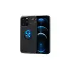 Newface Apple iPhone 13 Pro Kılıf Range Yüzüklü Silikon - Siyah-Mavi