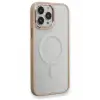 Newface Apple iPhone 13 Pro Kılıf Room Magneticsafe Silikon - Pudra
