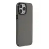 Newface Apple iPhone 13 Pro Max Kılıf Anka PC Sert Metal Kapak - Siyah