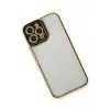 Newface iPhone 13 Pro Max Kılıf Liva Lens Silikon - Siyah